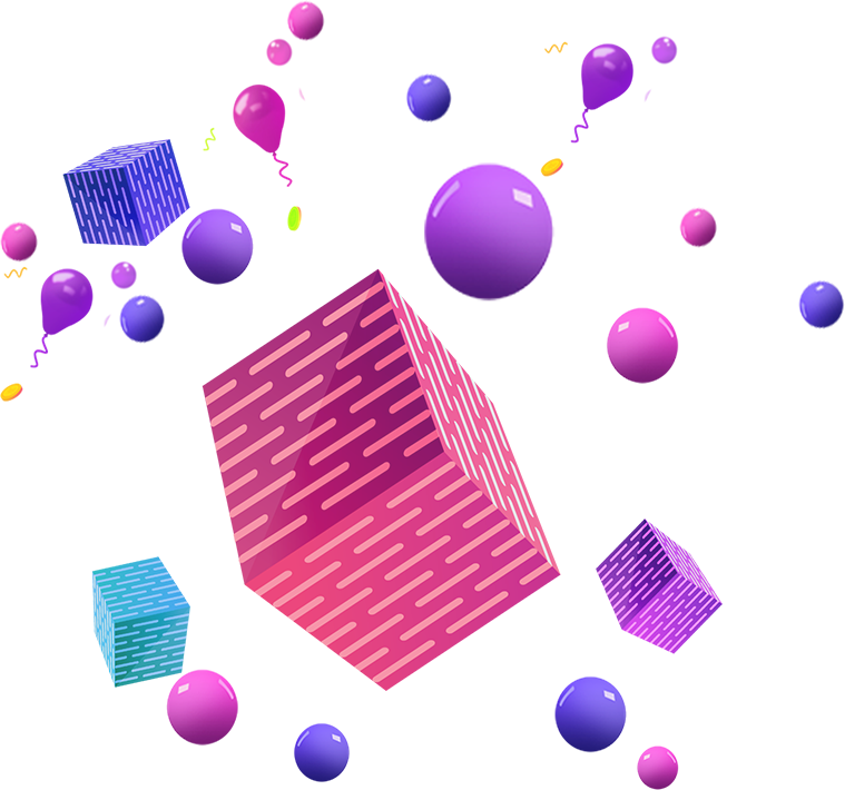 3D abstract shapes and graphics